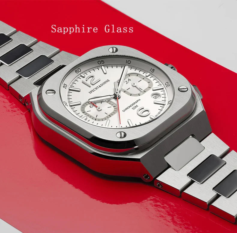 Đồng hồ Specht & Sohne Chrono BR Quartz - Màu trắng